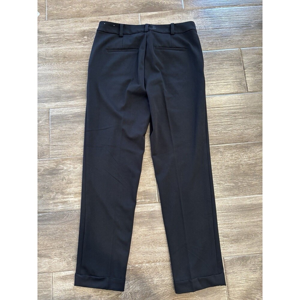 Loft Women’s Black Devin For Pant With Cuff‎ Size 6 Tall - Picture 8 of 9